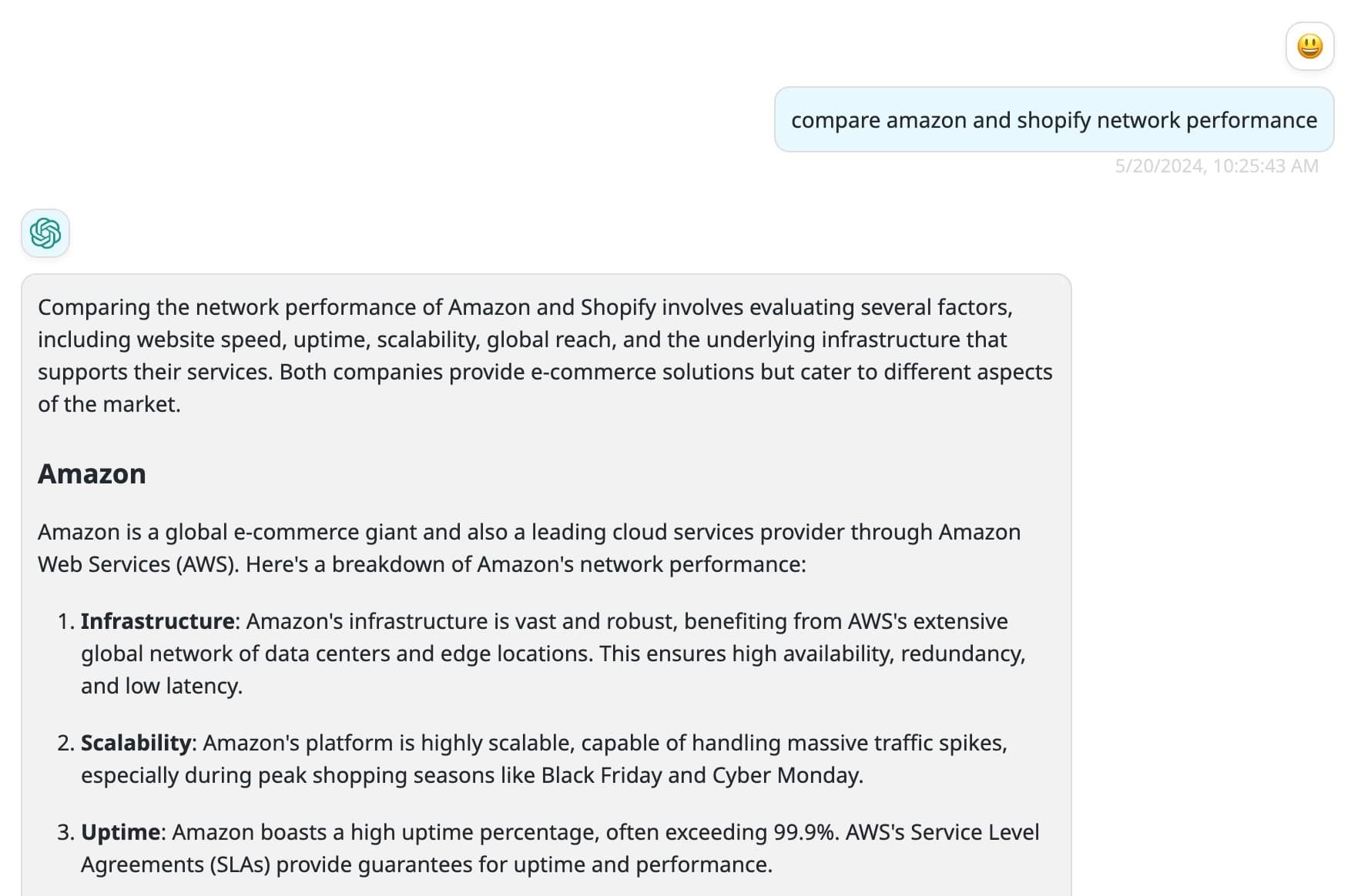 OpenAI Chat Completions w/o Function Calling